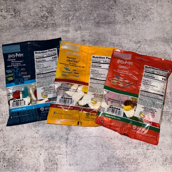 Set of 3 - Harry Potter Haribo Collector’s Set Harry Potter, Hermione Granger - Picture 2 of 8